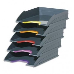 DURABLE Set de 5 corbeilles...